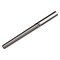 Uni-Ball Deluxe Stick Roller Ball Pen, Micro 0.5mm, Red Ink, Metallic Gray Barrel, Dozen